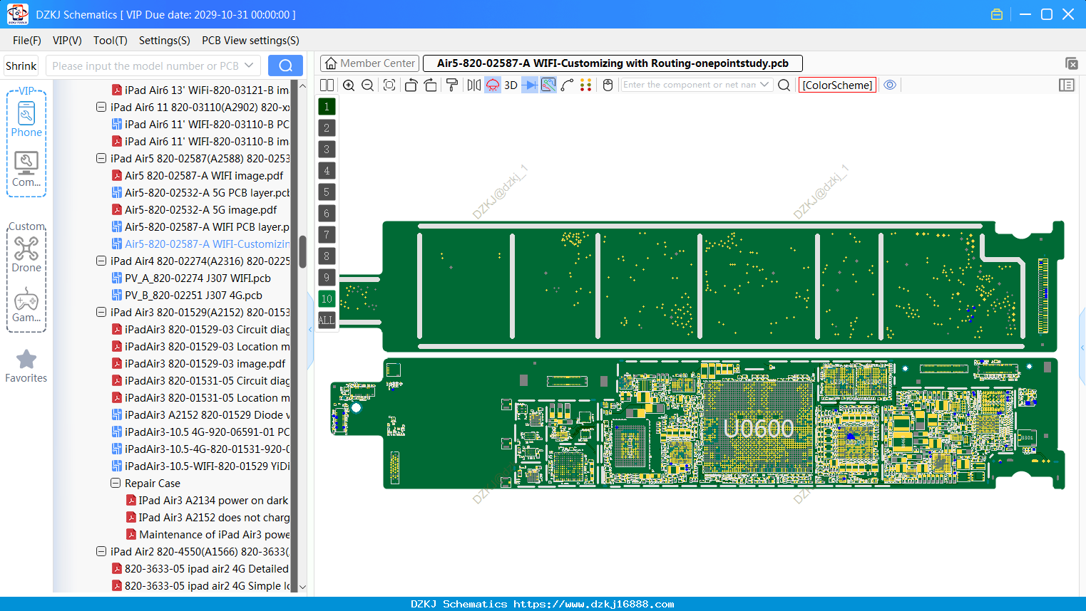 iPad Air5-820-02587-A WIFI-Customizing With Routing-onepointstudy